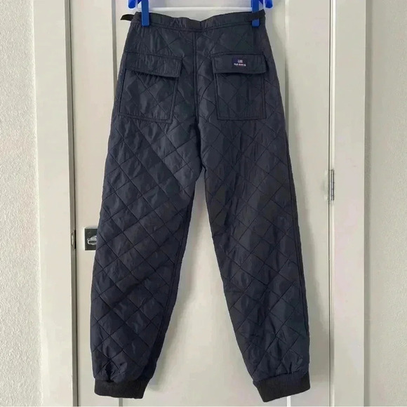 Vintage Polo Jeans Co Ralph Lauren mens quilted blue joggers pants size 29 - Picture 2 of 9